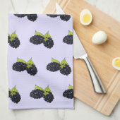 Ripe Summer Blackberry Berry Berry Theedoek (Quarter Fold)