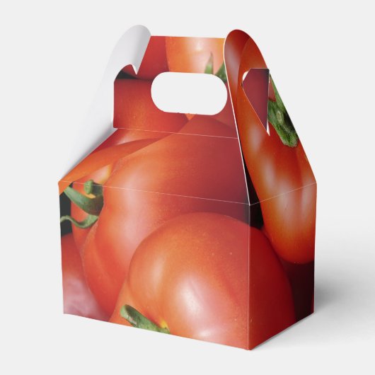 Ripe tomaten - Helderrood, vers Bedankdoosjes (Achterkant)