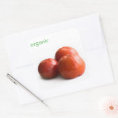 Ripe tomato vierkante sticker (Envelop)