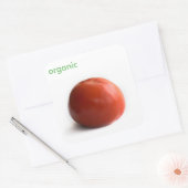 Ripe tomato vierkante sticker (Envelop)