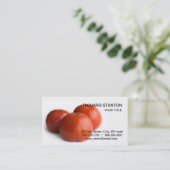 Ripe tomato visitekaartje (Staand voorkant)