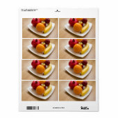 Ripe vruchten etiket (Full Sheet)