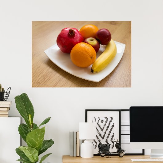 Ripe vruchten poster (Thuiskantoor)