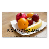 Ripe vruchten visitekaartje magneet (Voorkant)