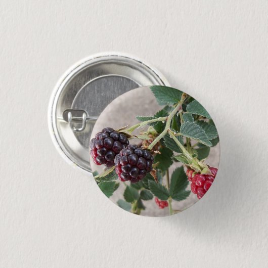 Ripering Blackberries Ronde Button 3,2 Cm (Voorkant /achterkant)