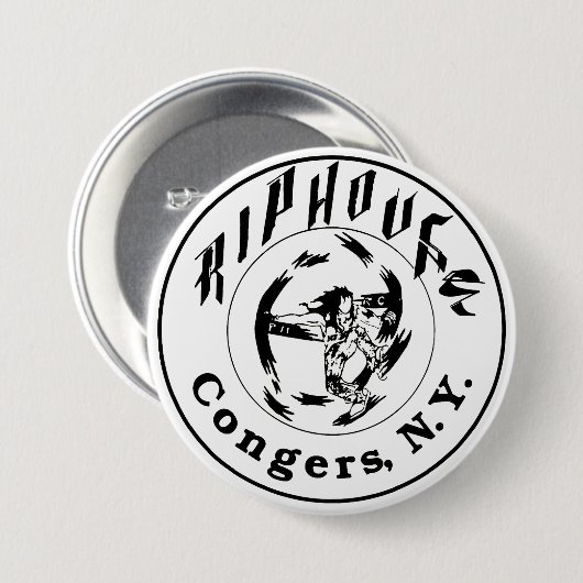 Riphouse Congers, NY Ronde Button 7,6 Cm (Voorkant /achterkant)