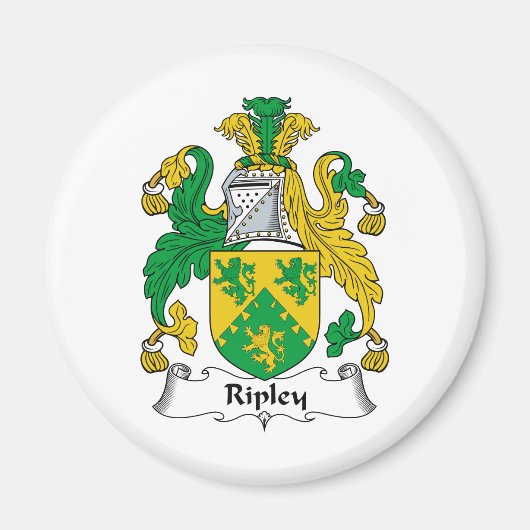 Ripley Family Crest Magneet (Voorkant)