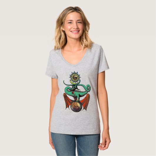 Ripley Scroll Alchemy Dragon T-shirt (Voorkant volledig)