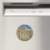 Ripon Cathedral, Yorkshire, Engeland Stickers Magneet (Insitu (Vaatwasser))