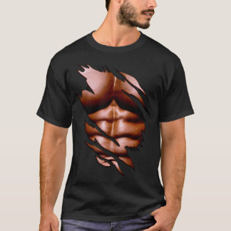 Ripped Abs Funny Classic T-shirt