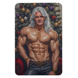 Ripped and Ready for Yuletide Magneet