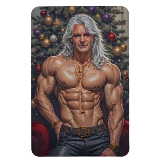 Ripped and Ready for Yuletide Magneet (Verticaal)
