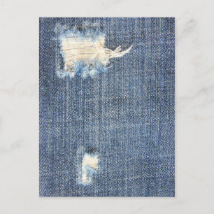 Ripped Jeans Faux Kijk Briefkaart