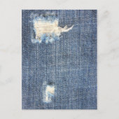 Ripped Jeans Faux Kijk Briefkaart (Voorkant)