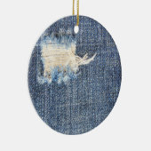 Ripped Jeans Faux Kijk Ornament (Rechts)