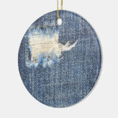Ripped Jeans Faux Kijk Ornament (Links)