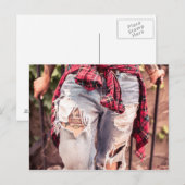 Ripped Jeans & Tattoo briefkaart (Voorkant / Achterkant)