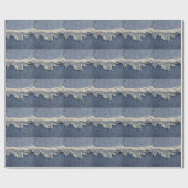 Ripped jeans textuur, stijlvolle achtergrond. cadeaupapier (Vlak)