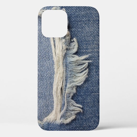Ripped jeans textuur, stijlvolle achtergrond. Case-Mate iPhone case (Achterkant)