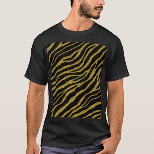Ripped SpaceTime Stripes - Gold T-shirt (Voorkant)