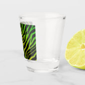 Ripped SpaceTime Stripes - groen/geel Shot Glas (Rechts)