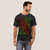 Ripped SpaceTime Stripes - groen/rood T-shirt (Voorkant volledig)