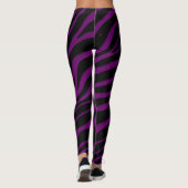 Ripped SpaceTime Stripes - Paars Leggings (Achterkant)