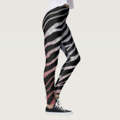 Ripped SpaceTime Stripes - Rood/Wit/Blauw Leggings (Rechts)