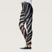 Ripped SpaceTime Stripes - Rood/Wit/Blauw Leggings (Links)