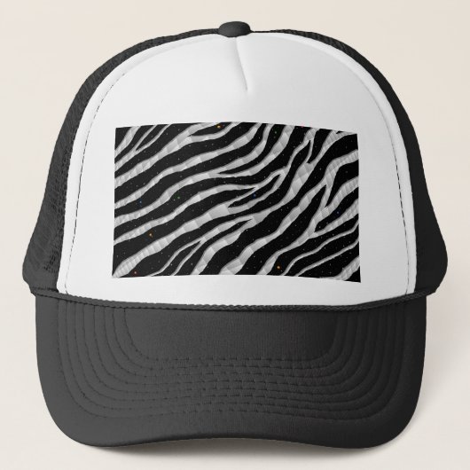 Ripped SpaceTime Stripes - White Trucker Pet (Voorkant)