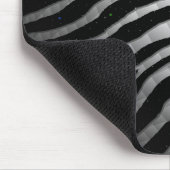 Ripped SpaceTime Stripes - zwart/wit Muismat (Hoek)