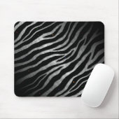 Ripped SpaceTime Stripes - zwart/wit Muismat (Met muis)