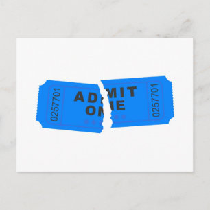 Ripped Ticket Briefkaart