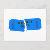 Ripped Ticket Briefkaart (Voorkant)
