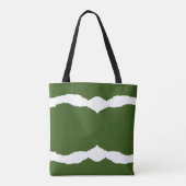Ripped Wave Forest groen Tote Bag (Achterkant)