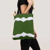 Ripped Wave Forest groen Tote Bag (Dichtbij)