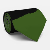 Ripped Wave Forest groen zwart Stropdas (Opgerold)