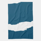 Ripped Wave Ocean blue Theedoek (Verticaal)