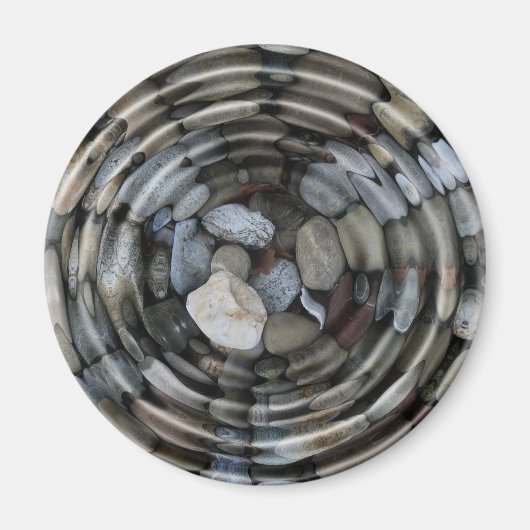 Rippels en keibelen magneet (Voorkant)