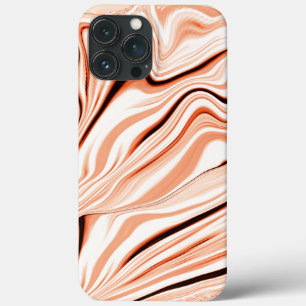 Rippels in de schoppen van beige, gebogen bruine c Case-Mate iPhone case