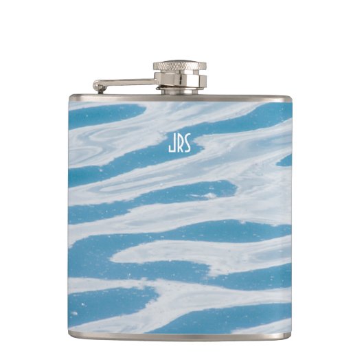 Rippels op de zomerkolf heupfles (Voorkant)