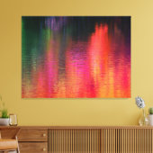 Rippels op Fire Canvas Triptych (Insitu (Woonkamer))