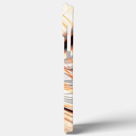 Rippels op parelroombeige, bruine en bleek sinaasa Case-Mate iPhone case (Achterkant / Links)