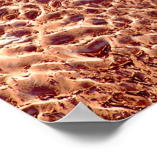 Rippels op zand balk poster (Hoek)