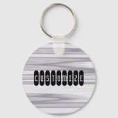 Rippels - Sjabloon Sleutelhanger (Voorkant)