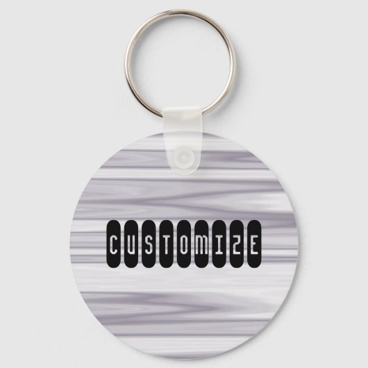 Rippels - Sjabloon Sleutelhanger (Voorkant)