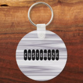 Rippels - Sjabloon Sleutelhanger (Voorkant)