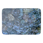 Rippelwater, brook, stoom, Stenen onder water Badmat (Voorkant)