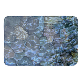 Rippelwater, brook, stoom, Stenen onder water Badmat