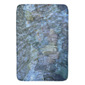 Rippelwater, brook, stoom, Stenen onder water Badmat (Voorkant Verticaal)